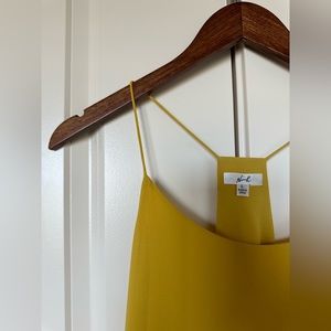 Yellow Mini Dress